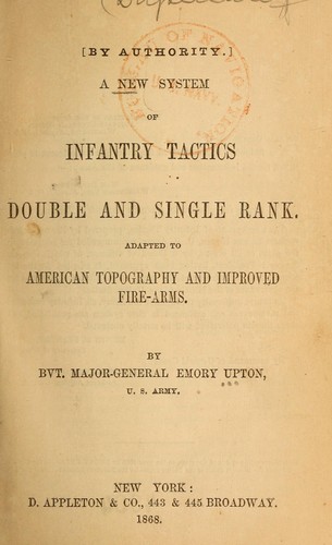 Cover for A new system of infantry tactics, double and single rank, adapted to American topography and improved fire-arms
