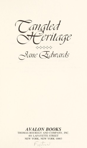 Cover for Tangled Heritage