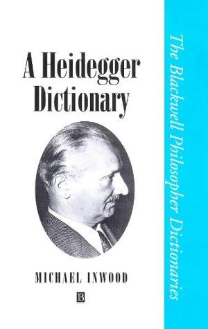 Cover for A Heidegger Dictionary