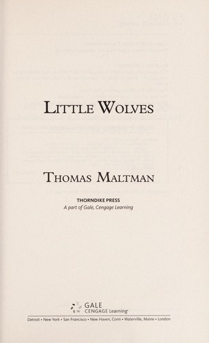 Cover for Little wolves