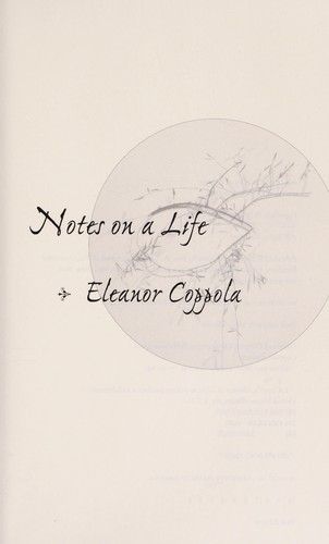 Cover for Notes on a life