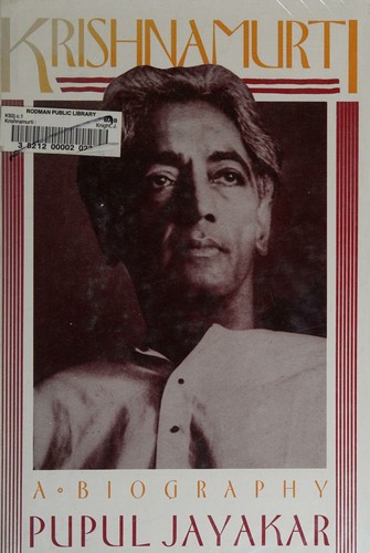 Cover for Krishnamurti