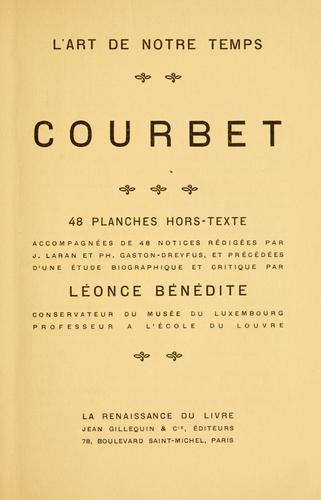 Cover for Courbet