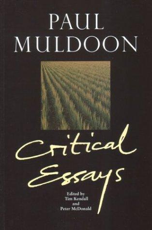 Cover for Paul Muldoon