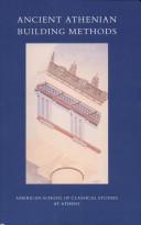 Cover for Ancient Athenian building methods