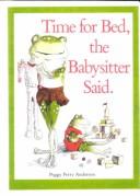 Cover for Time for Bed, the Babysitter Said