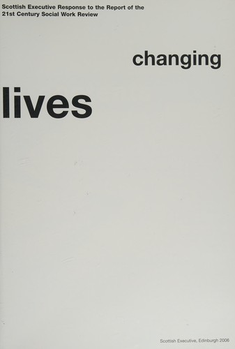 Cover for Changing Lives