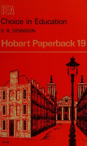 Cover for Choice in education