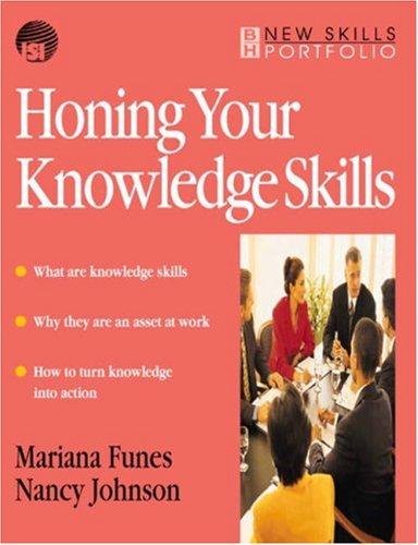 Cover for Honing your knowledge skills