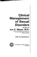 Cover for Clinical management of sexual disorders