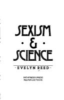 Cover for Sexism & science
