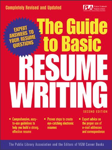 Cover for The Guide to Basic Resume Writing