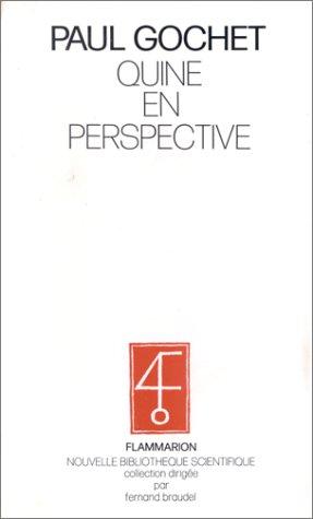 Cover for Quine en perspective