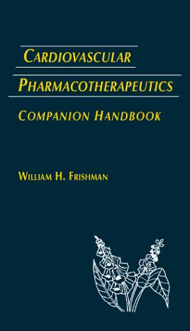 Cover for Cardiovascular pharmacotherapeutics, companion handbook