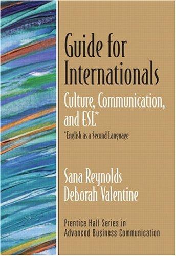 Cover for Guide for Internationals