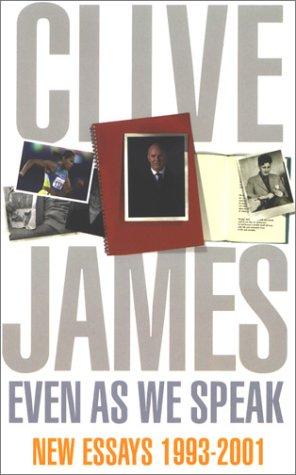 Cover for Even As We Speak