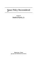 Cover for Space policy reconsidered