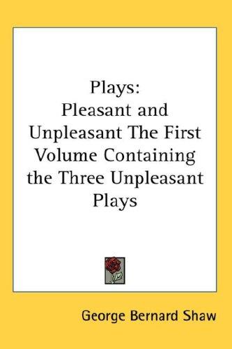 Cover for Plays