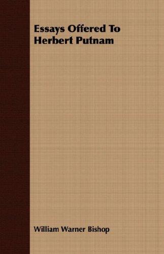Cover for Essays Offered To Herbert Putnam