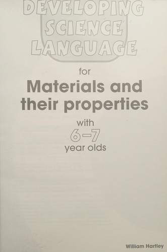 Cover for Materials 6-7