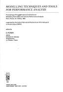 Cover for Modelling techniques and tools for performance analysis