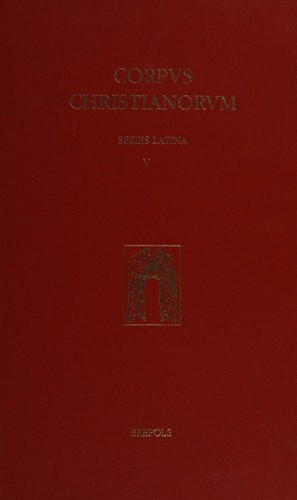 Cover for Opera quae supersunt
