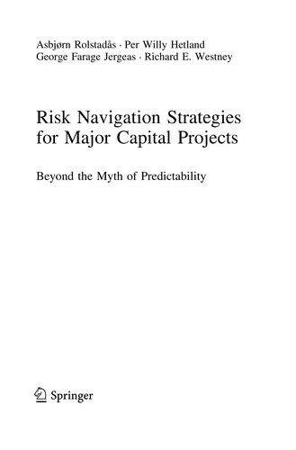 Cover for Risk navigation strategies for major capital projects