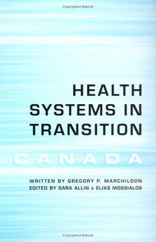 Cover for Health Care Systems in Transition