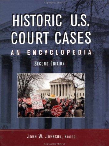 Cover for Historic U.S. Court Cases