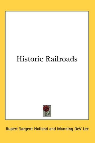 Cover for Historic Railroads