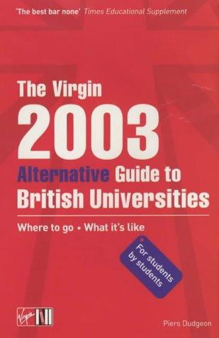 Cover for The Virgin Alternative Guide to British Universities