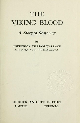 Cover for The Viking blood
