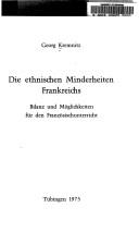 Cover for Die ethnischen Minderheiten Frankreichs