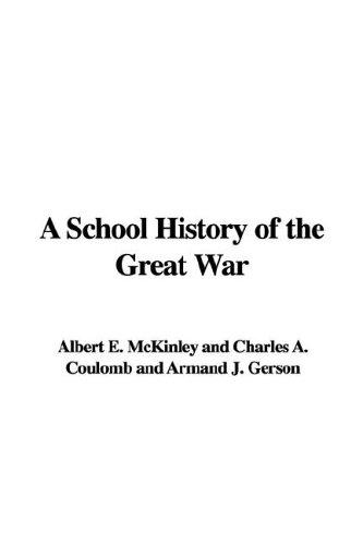 Cover for A School History of the Great War