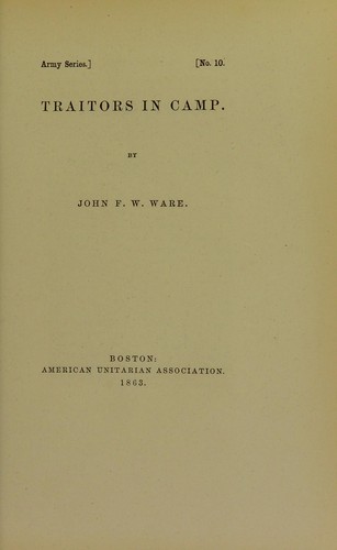Cover for Traitors in camp