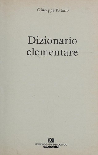 Cover for Dizionario grammaticale