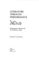 Cover for Literature through performance