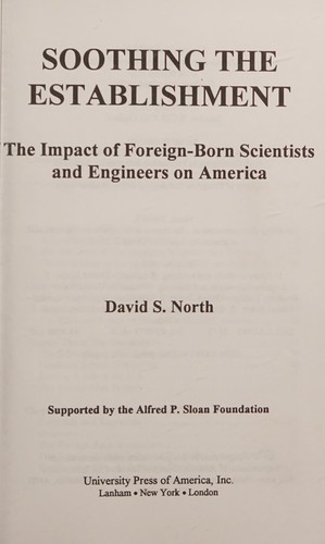 Cover for Soothing the establishment