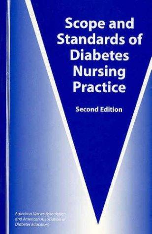 Cover for Scope and Standards of Diabetes Nursing Practice (American Nurses Association)