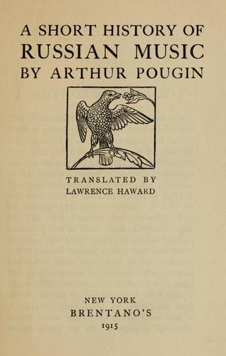 Cover for A short history of Russian music