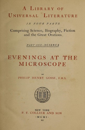 Cover for Evenings at the microscope