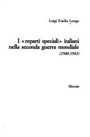 Cover for I "reparti speciali" italiani nella seconda guerra mondiale