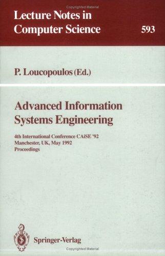 Cover for Advanced Information Systems Engineering