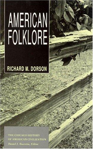 Cover for American Folklore (The Chicago History of American Civilization)