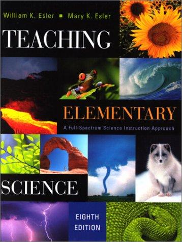 Cover for Teaching elementary science