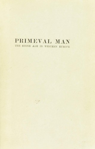 Cover for Primeval man