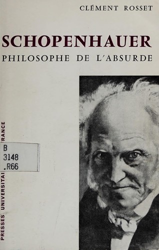 Cover for Schopenhauer, philosophe de l'absurde