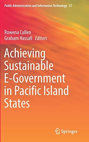 Cover for Achieving Sustainable E-Government in Pacific Island States