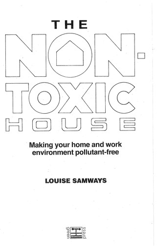 Cover for The non-toxic house