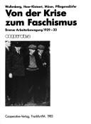 Cover for Von der Krise zum Faschismus